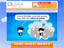 Tablet Screenshot of celeria.com.br